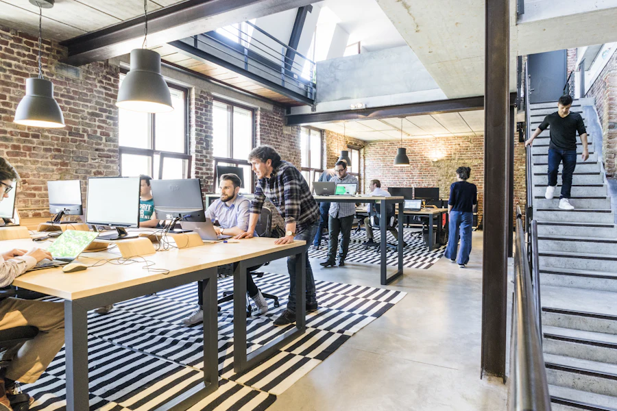 Oficina de una empresa tecnológica